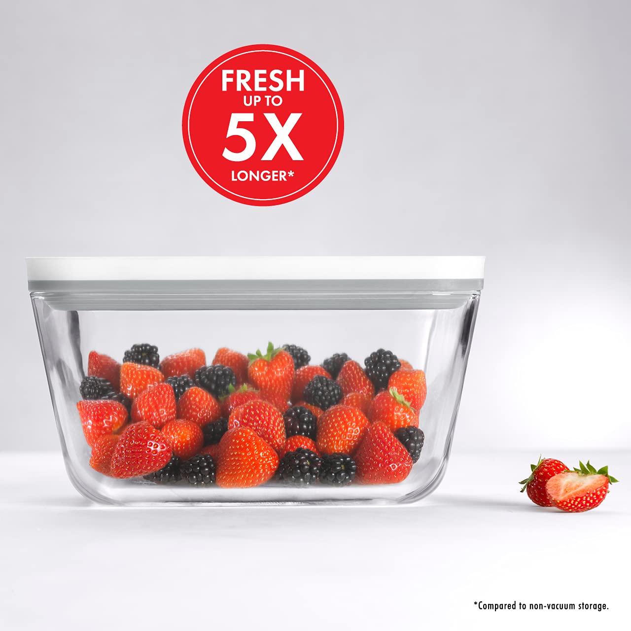 ZWILLING Fresh & Save 3-pc Glass Food Storage Container, Meal Prep Container- Assorted Sizes