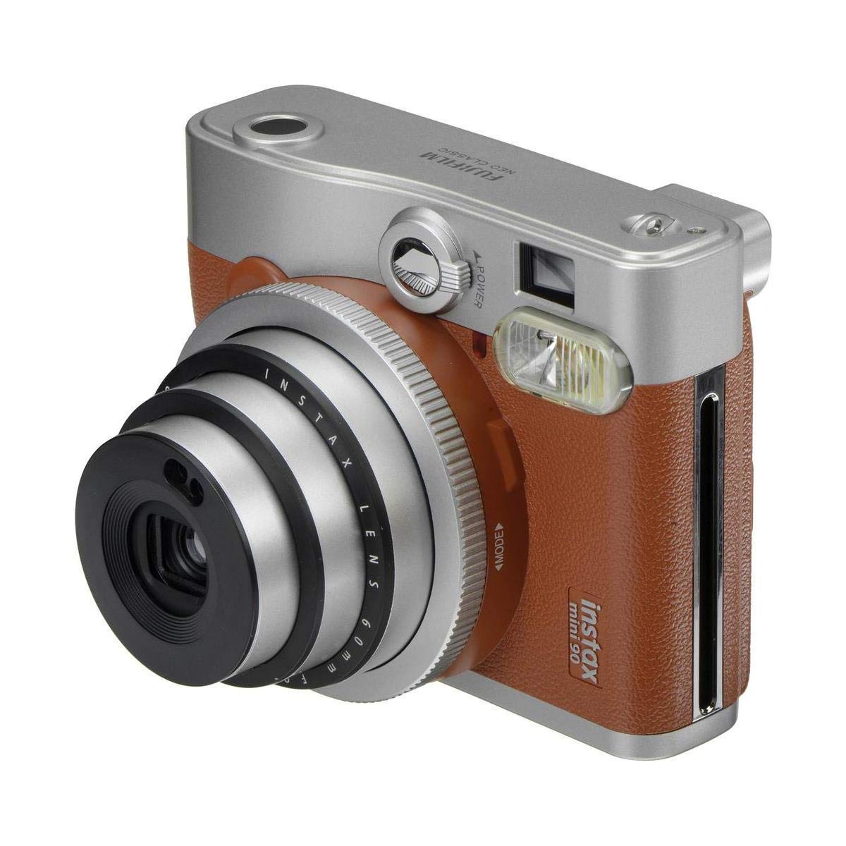 Fujifilm Instax Mini 90 Instant Film Camera (Brown)