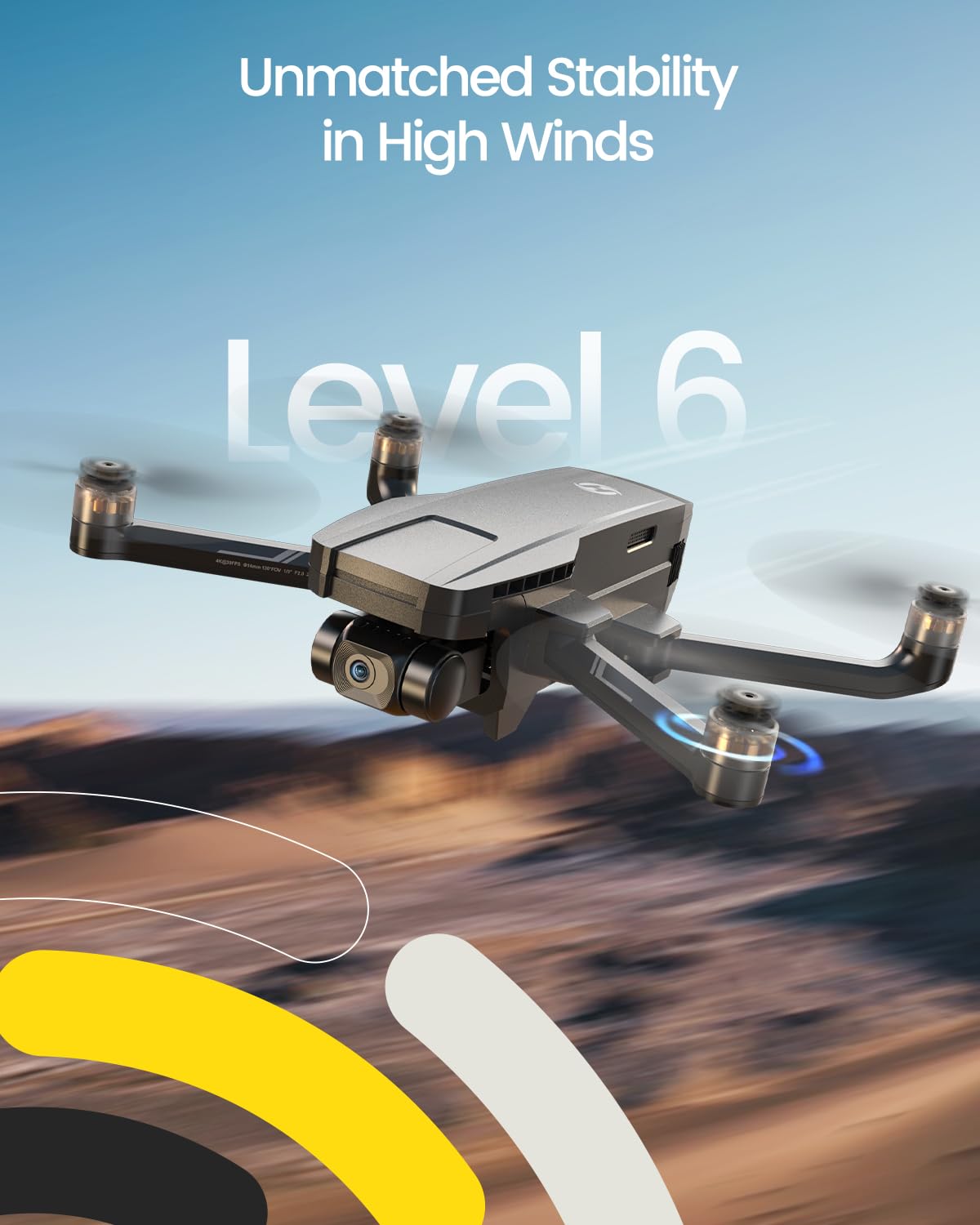 Holy Stone HS720G GPS Drones with Camera for Adults 4K FAA, 2-Axis Gimbal, Built-in Remote ID, 120ยฐFOV, Brushless Motor, 5G WiFi Transmission, Smart Return Home, Professional FPV Drone for Beginner