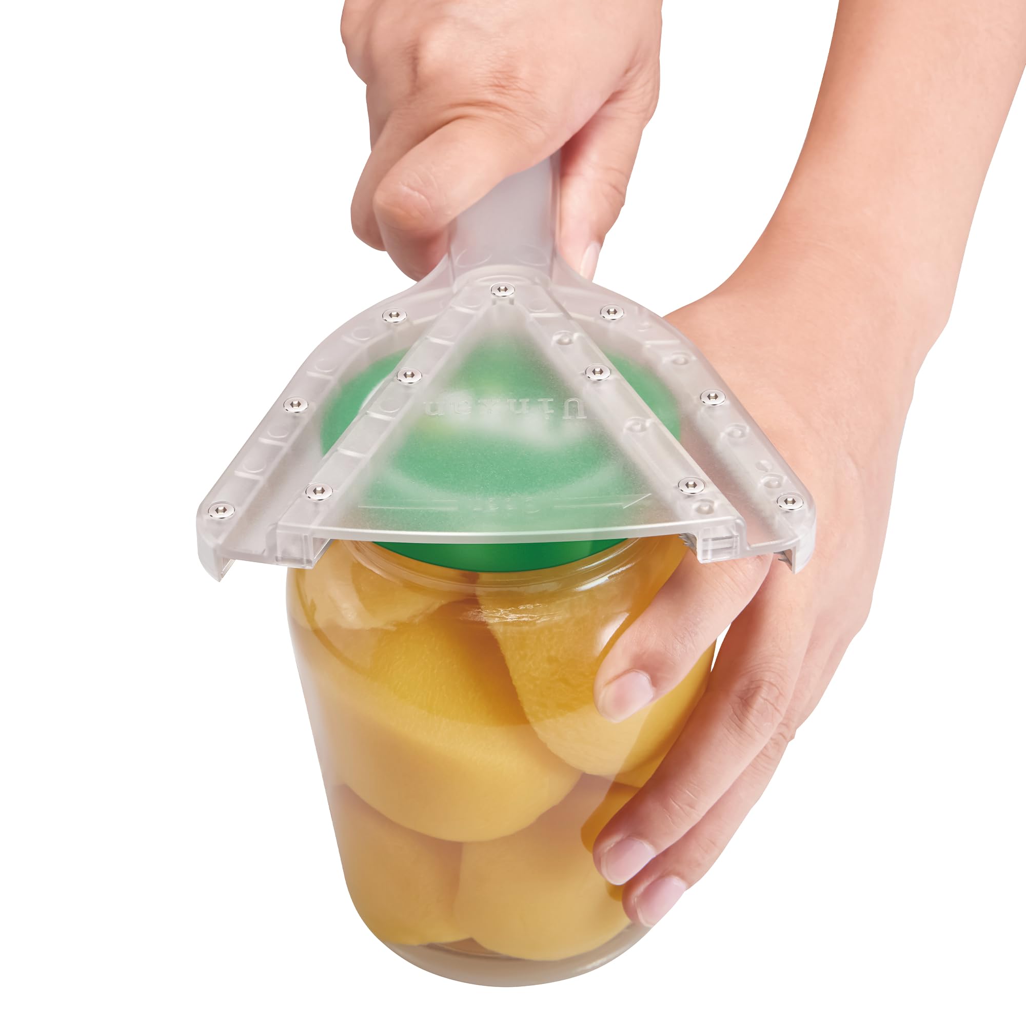 Uinxan Jar Opener for Weak Hand & Seniors with Arthritis,Easy Twist Off Bottle Caps,Patent | Unique Kitchen Gadgets,Handheld Lid Top Open for Elderly/Women/Men (Blue)