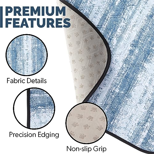 ALTIPOPIC Washable Pee Pads for Dogs, 2 Pack 18'' x 24'' Super Absorbent Reusable Waterproof Dog Pee Pads, Non Slip Puppy Pads, Large Whelping Pads, Heavy Duty Puppy Potty Training Pads