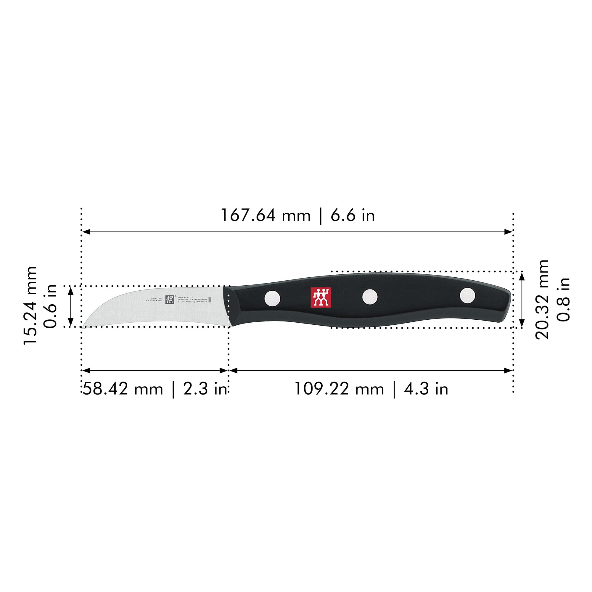 ZWILLING TWIN Signature 2.75-inch Bird's Beak Peeling Knife