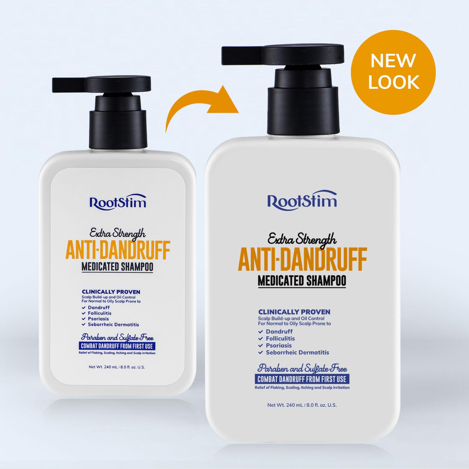 Seborrheic Dermatitis Folliculitis Dandruff Shampoo - Anti Fungal Medicated Shampoo for Healthy Scalp with Selenium Sulfide & Botanical Extracts - Flakes Itchy and Oily Scalp Relief Stop Hair Loss