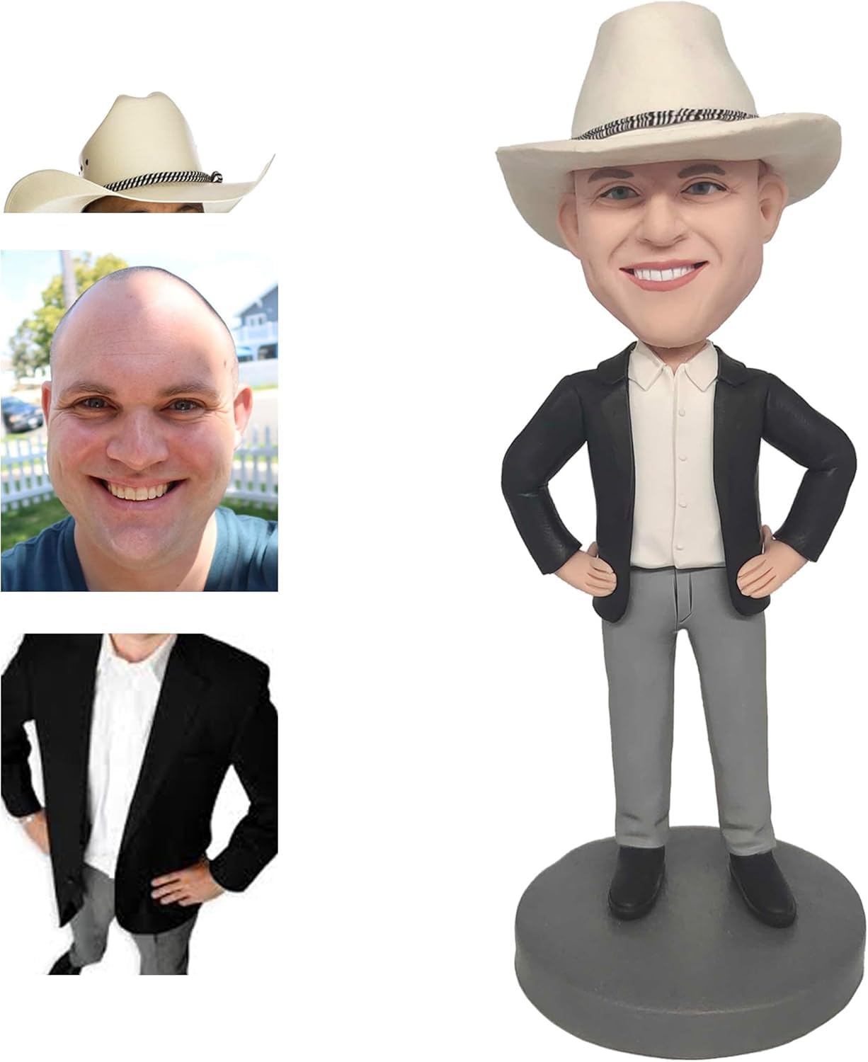 AWZY Custom Bobblehead, Personalized Unique Handmade Bobbleheads Figurine, Action Figure Based on Your Photo