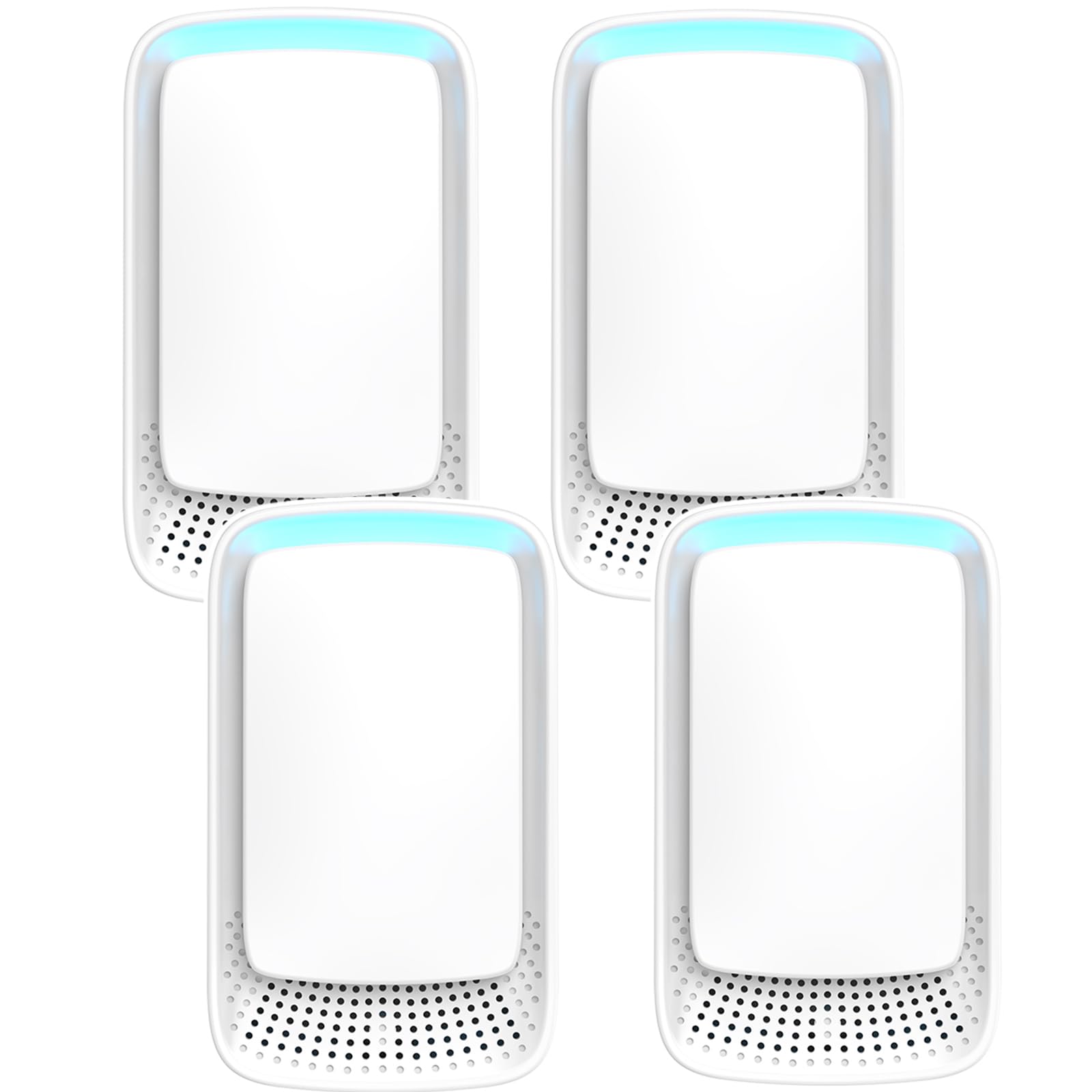 KLVEU Air Purifier Plug In(4Pack), Negative Ion Plug In Air Purifier for Bedroom, Office,Pet Room Portable Air Ionizers for Home