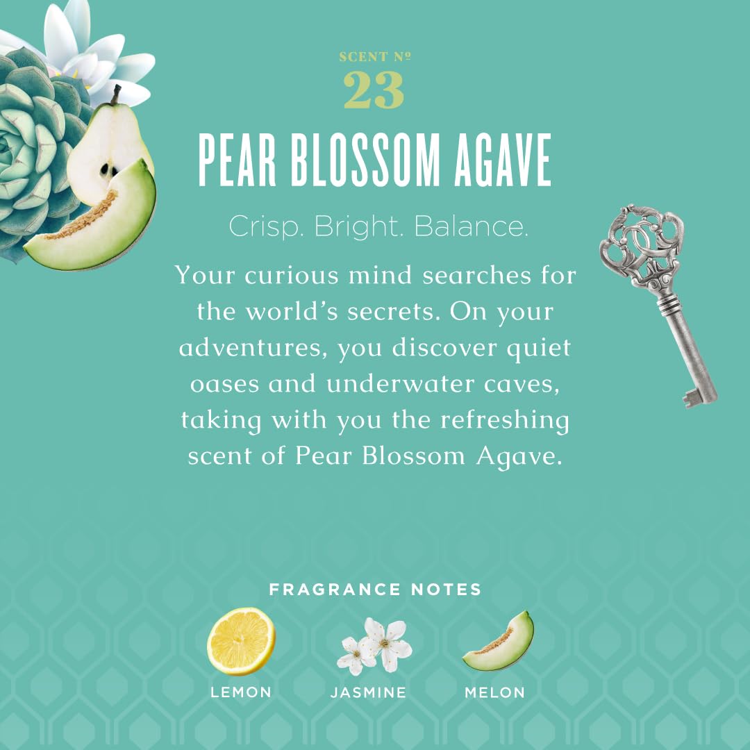 Caldrea Multi-surface CounterTop Spray Cleaner, Made With Vegetable Protein Extract, Pear Blossom Agave Scent, 16 Oz