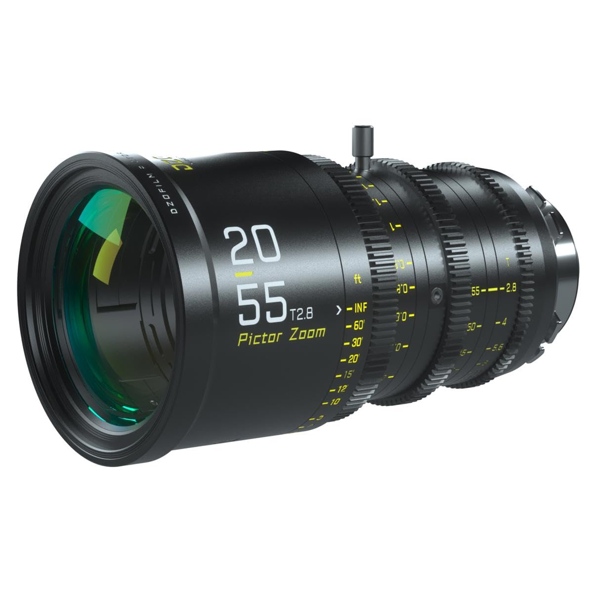 DZOFILM Pictor 20-55mm T2.8 Super35 Parfocal Cine Lens for PL Mount and Canon EF, Black