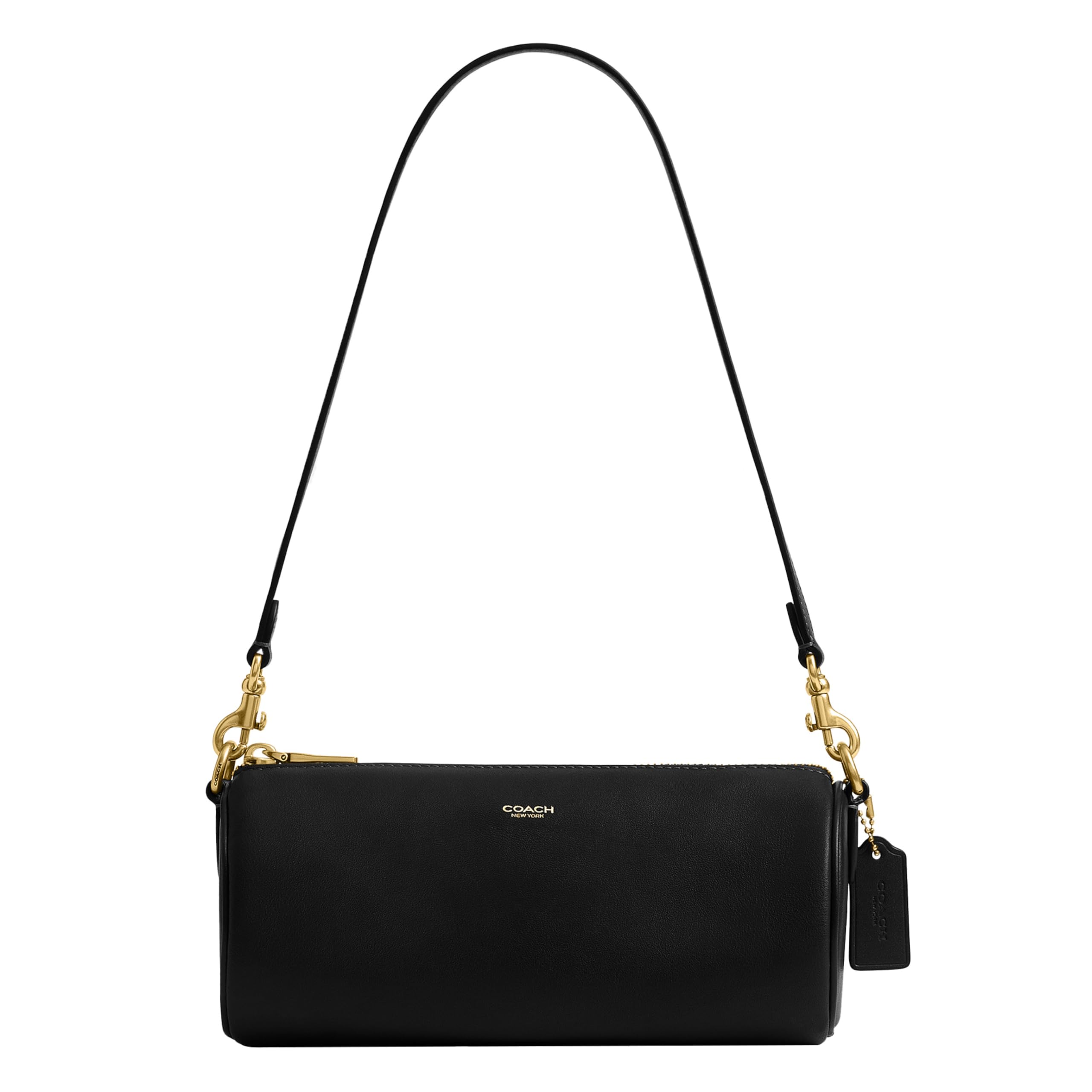 COACH Natural Grain Leather Barrel Bag