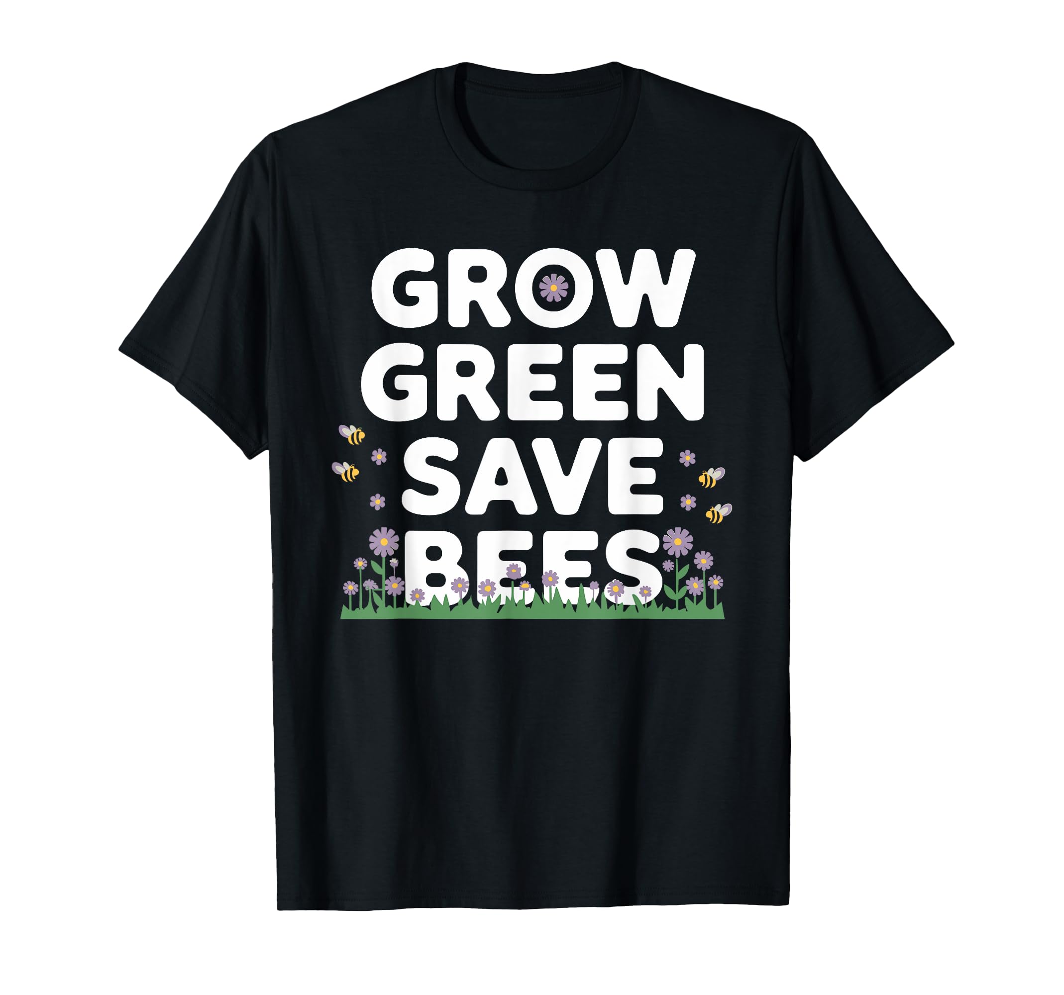 Bee-Friendly Gardener Pollinator Garden and Save the Bees T-Shirt