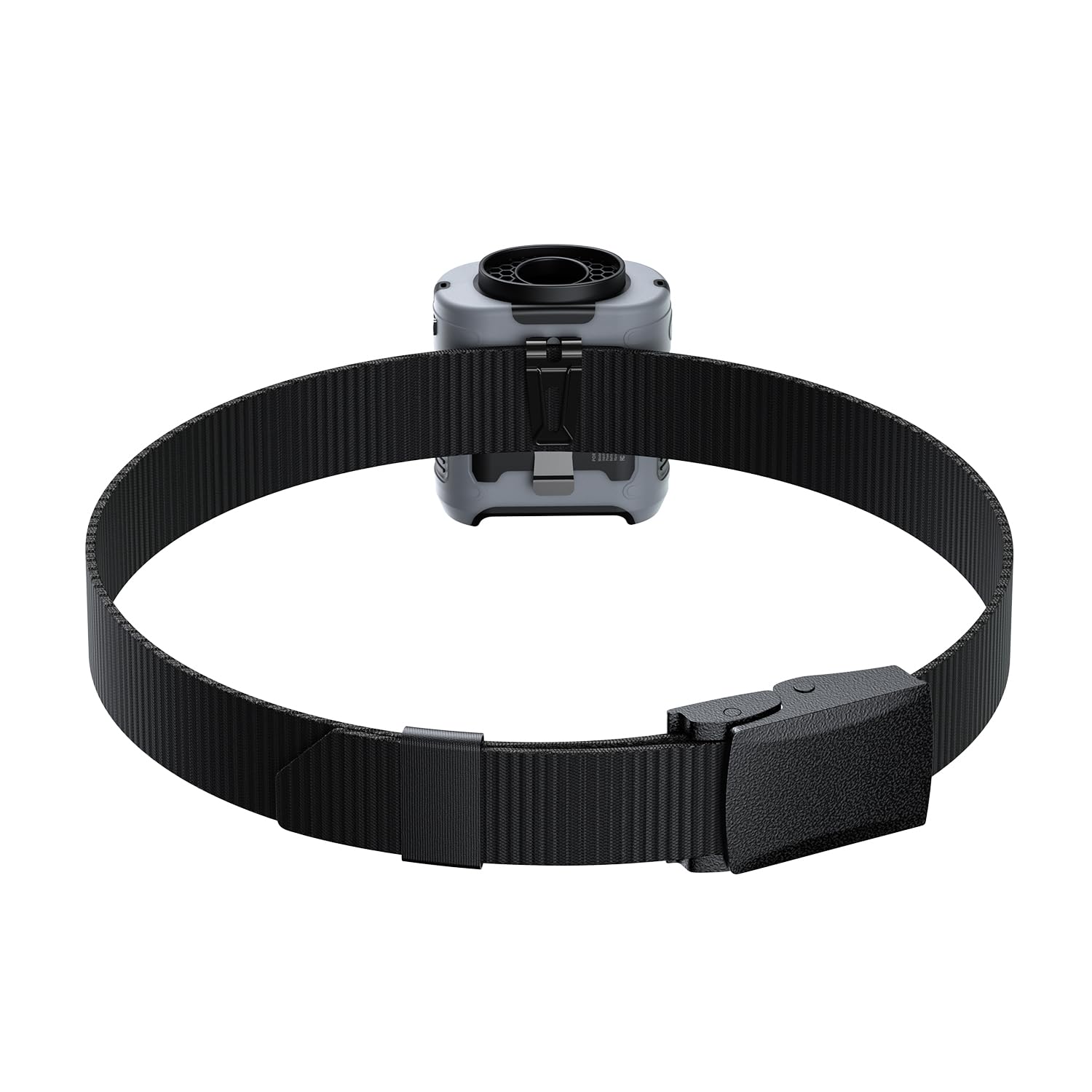morsisho 1 Pack Red Portable Waist Fan and 1 Pack Black Tactical Nylon Belt