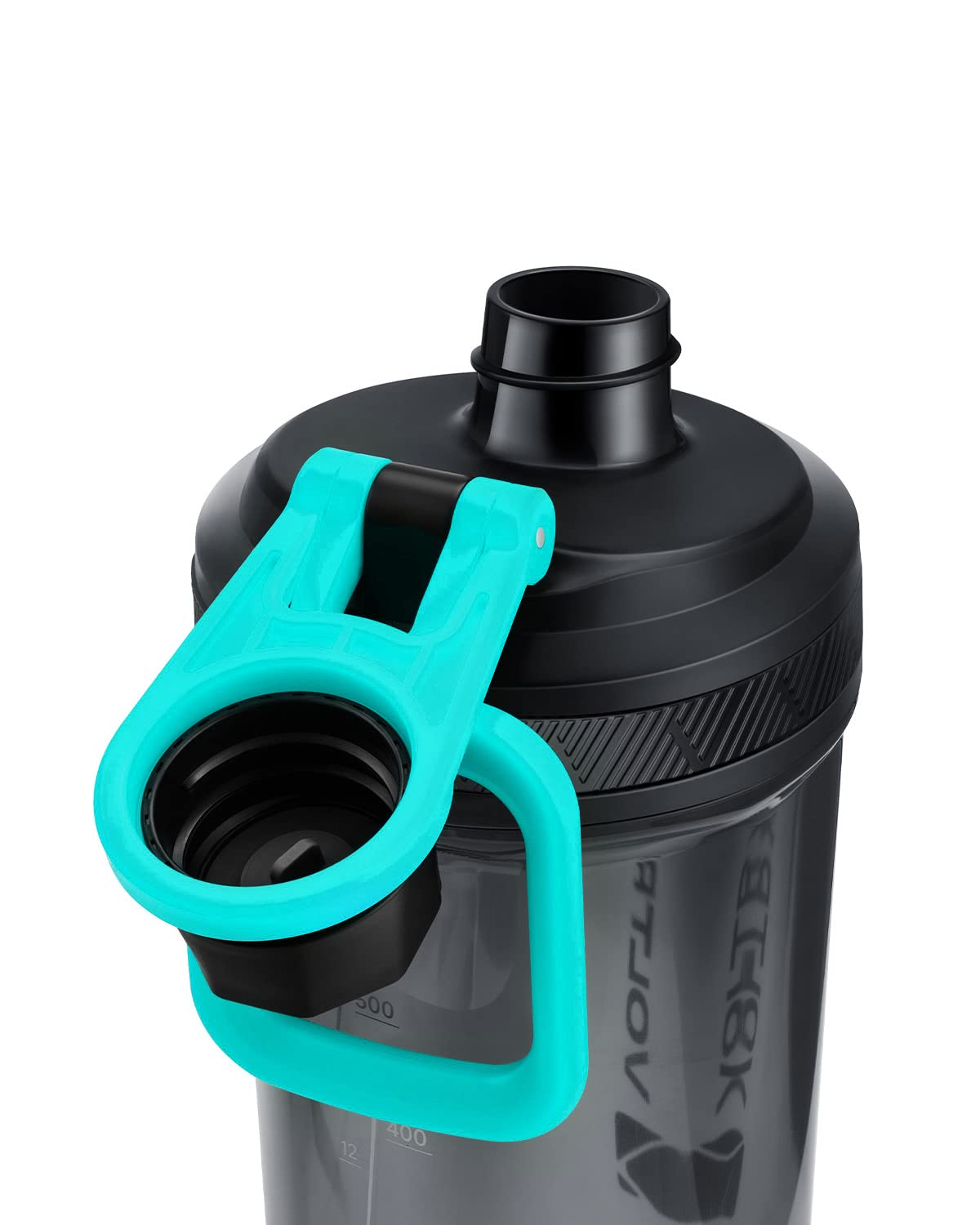 VOLTRX Shaker Bottle, Gallium USB C Rechargeable Electric Protein Mixer, Shaker Cups for Protein and Meal Replacement Shakes, BPA Free, Made with Tritan, 24oz