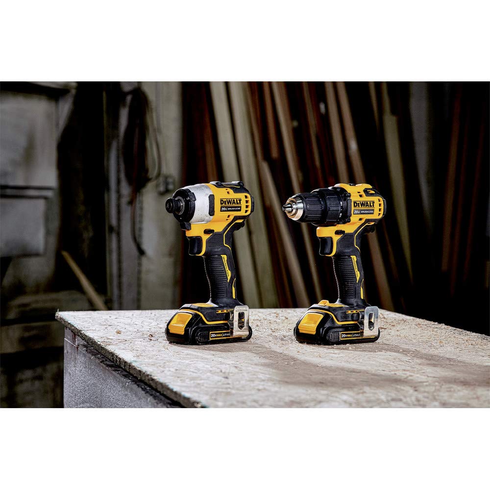 DEWALT ATOMIC 20V MAX* Cordless Drill Combo Kit, Compact (DCK278C2)