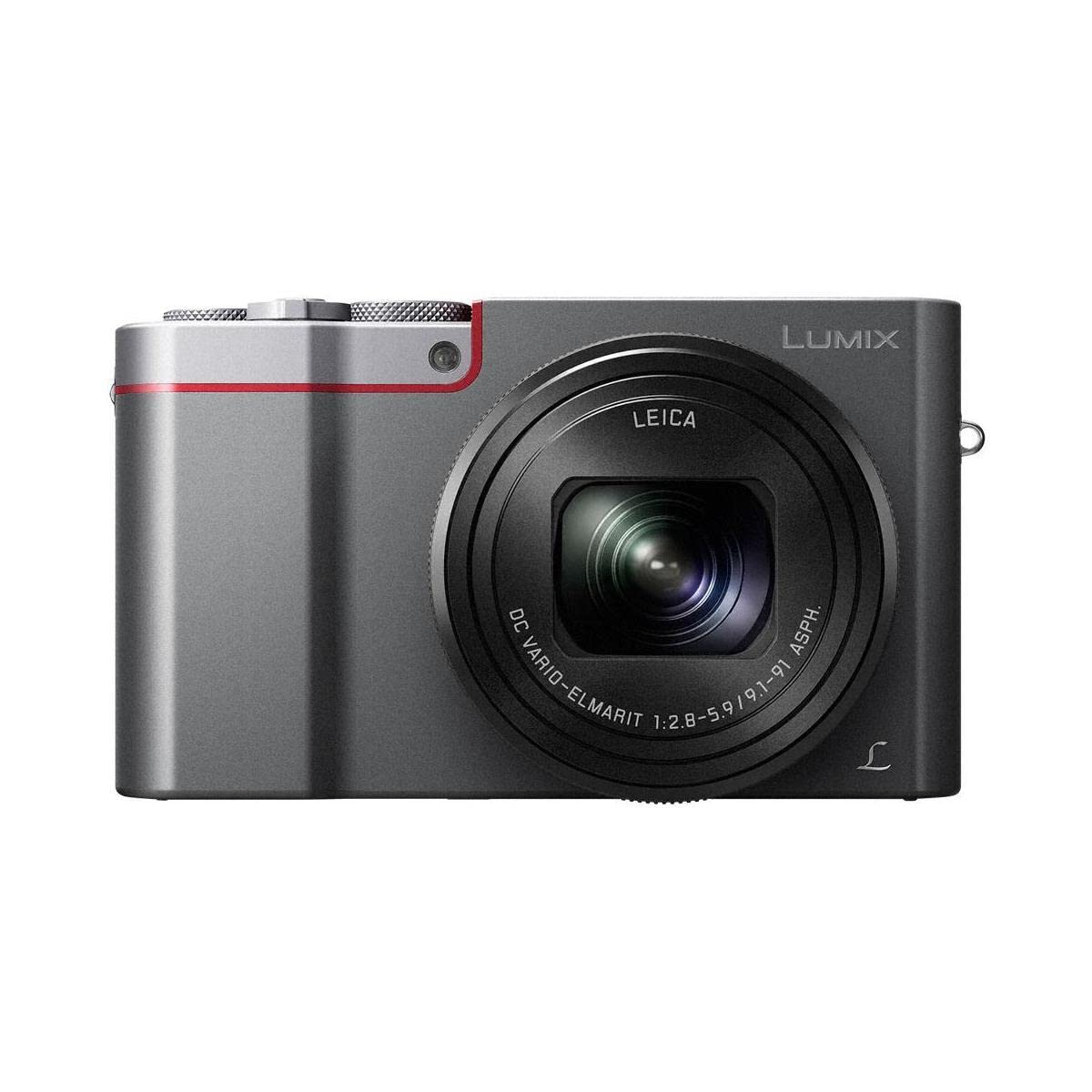 Panasonic LUMIX ZS100 4K Point and Shoot Camera, 10X LEICA DC VARIO-ELMARIT F2.8-5.9 Lens with Hybrid O.I.S., 20.1 Megapixels, 1 Inch High Sensitivity Sensor, 3 Inch LCD, DMC-ZS100S (USA SILVER)