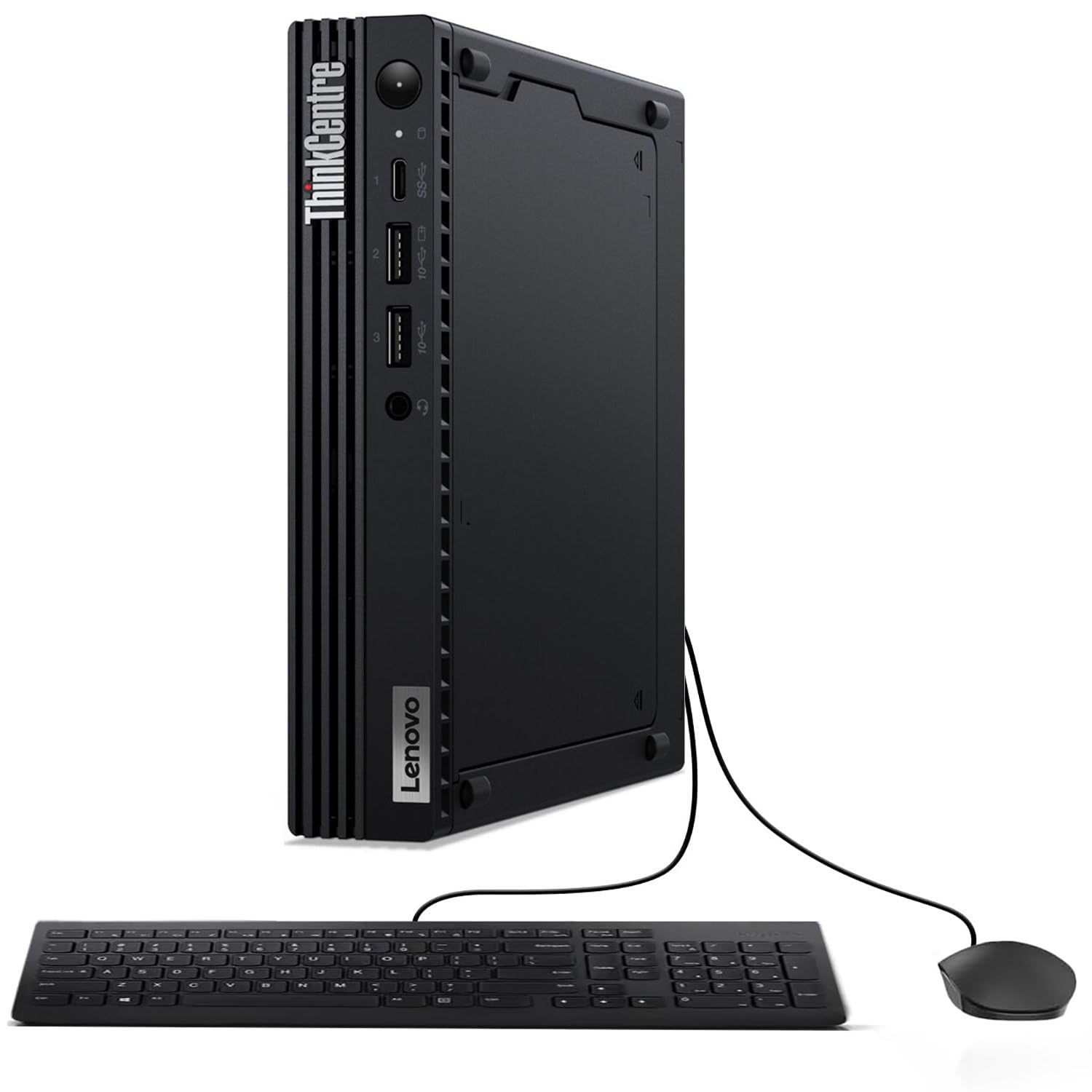 Lenovo ThinkCentre M70q Gen 4 MFF 1L Tiny PC Business Mini Desktop Computer, 32GB DDR5 RAM, 1TB PCIe SSD, 13th Gen Intel 16-Core i7-13700T, WiFi 6, RJ45, HDMI, DisplayPort, Windows 11 Pro