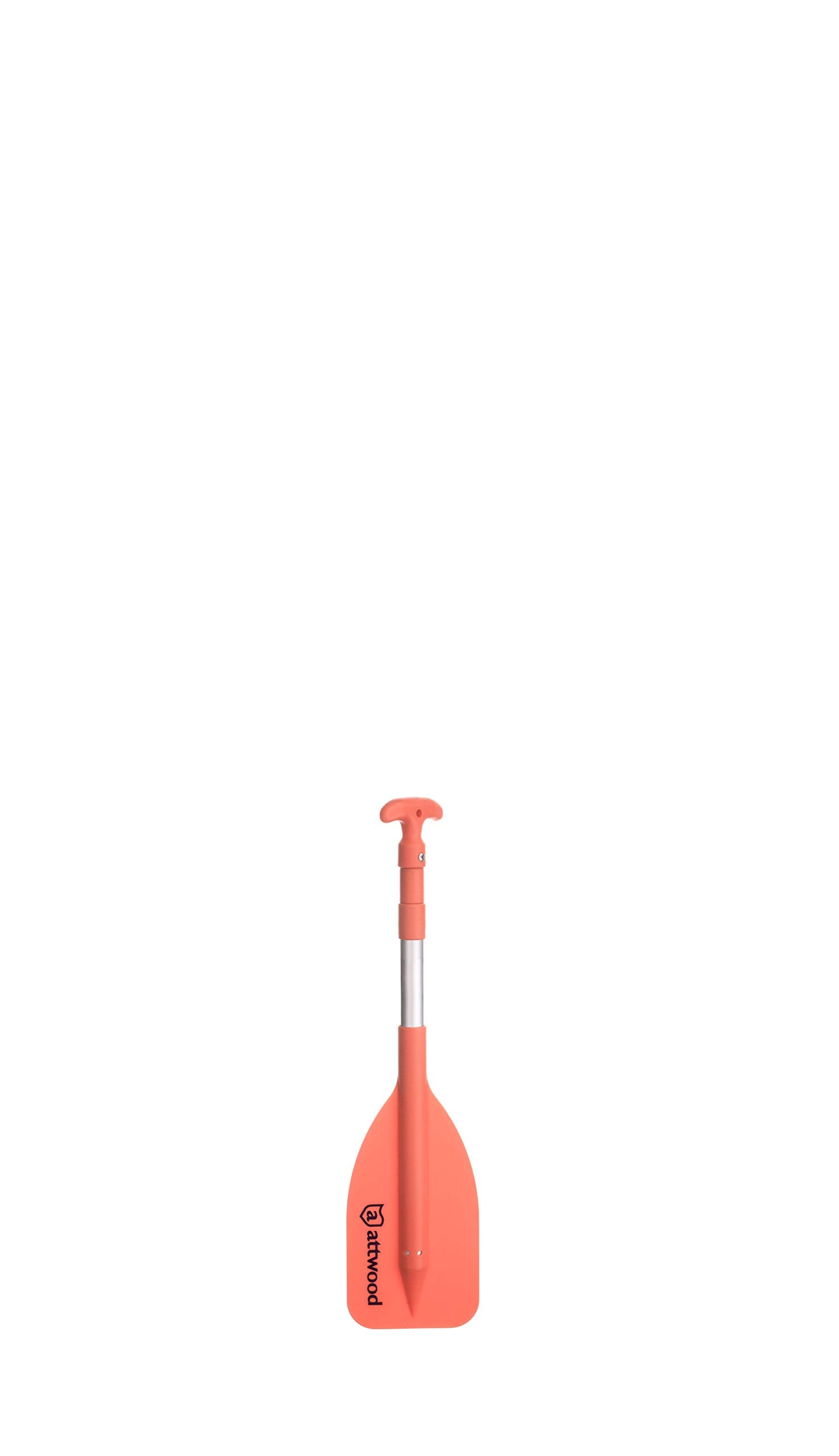 Attwood Emergency Telescoping Paddle for Boating, Collapsible, 24-inch to 54-inch, Orange