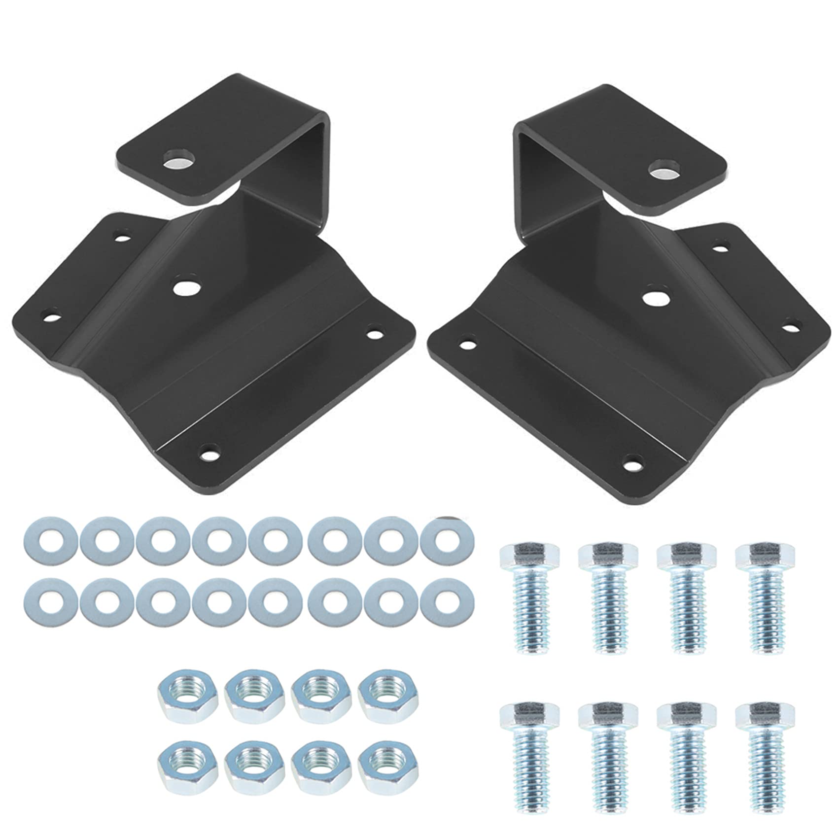 labwork 2" Rear Axle Drop Hangers Lowering Kit Replacement for 1999-2006 Chevy GMC 1500 Pickup Truck