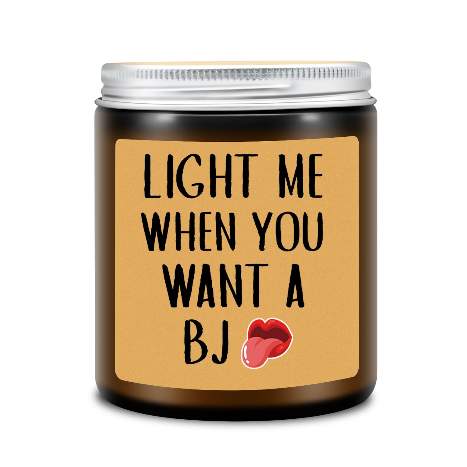 Birthday Gifts for Men -Light Me When You Want A BJ Candle -Funny Gifts for Men,Fathers Day, Gifts for Husband Boyfriend from Wife Girlfriend,Anniversary,Valentines Day Gifts for Him,Fiance,Mens Gifts