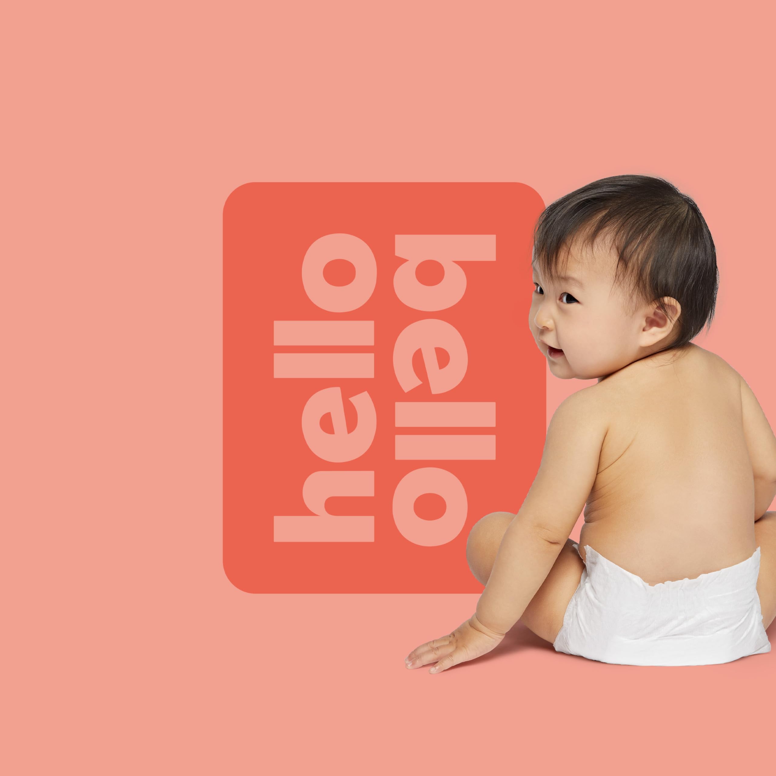Hello Bello Premium Baby Diapers Size 5 I 18 Count of Disposable, Extra-Absorbent, Hypoallergenic, and Eco-Friendly Baby Diapers with Snug and Comfort Fit I Alphabet Soup