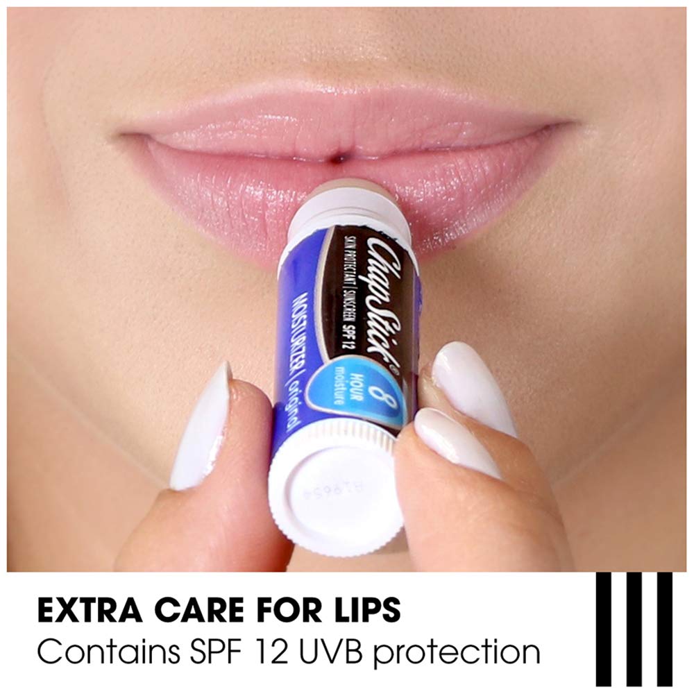ChapStick Moisturizer 2-in-1 Lipcare SPF 15, Original, Black Cherry, Cool Mint, 3-Pack – Sunscreen Lip Balm with Aloe Vera and Vitamin E, 0.15 Oz Ea