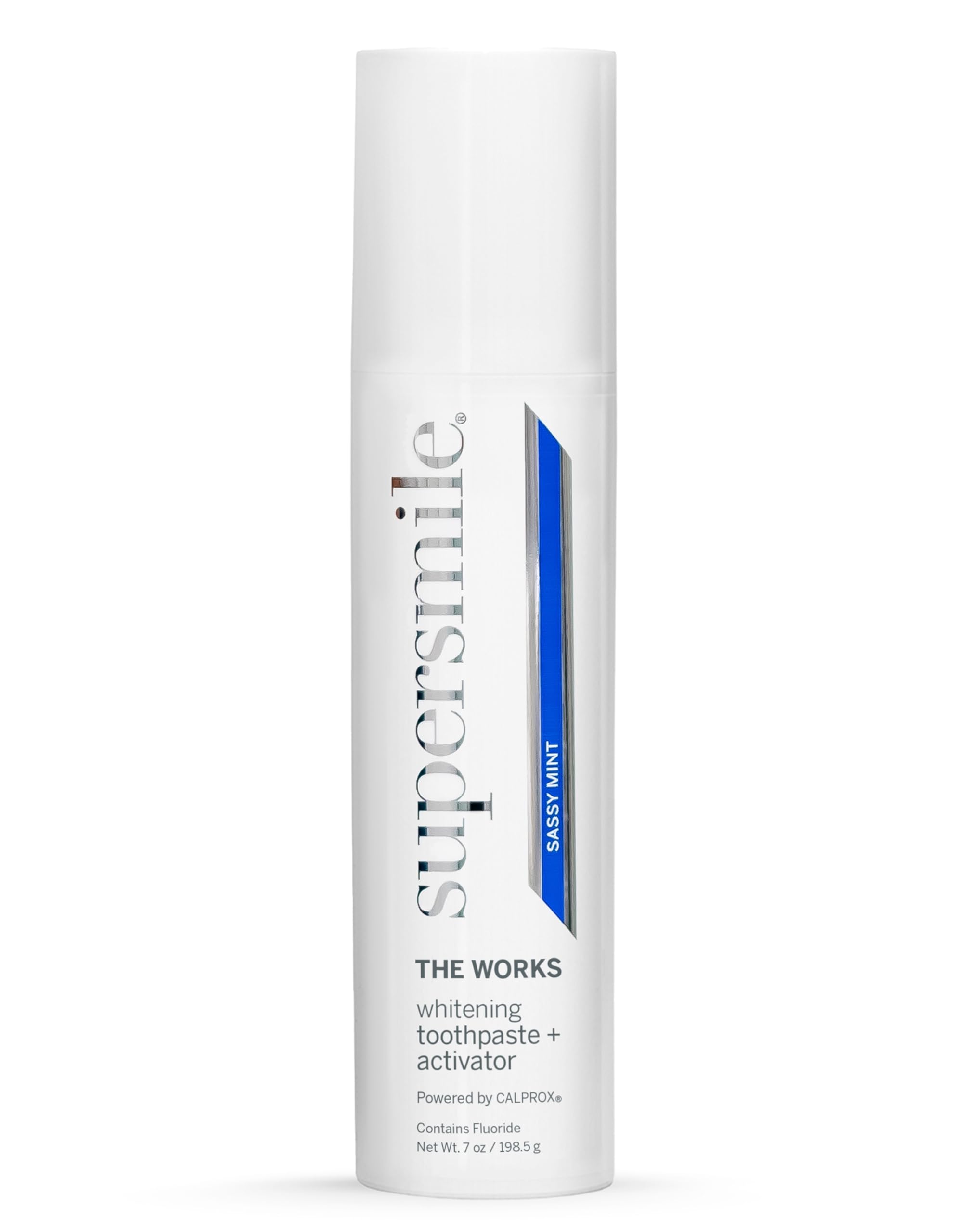 Supersmile The Works Whitening Toothpaste + Whitening Activator, Sassy Mint