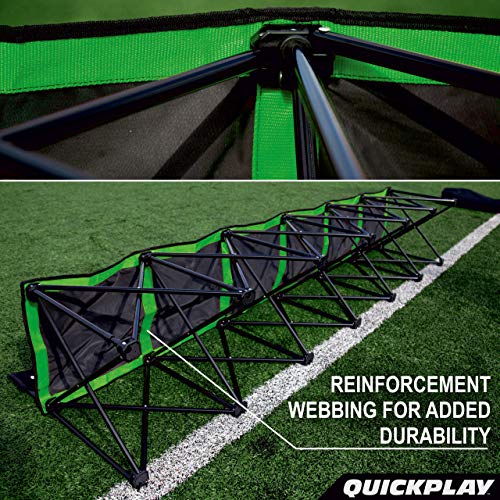 QUICKPLAY PRO Portable Folding Bench Range 4, 6, 9 Seats & 6 Seat Shelter | Fast Set-Up Heavy Duty Bench