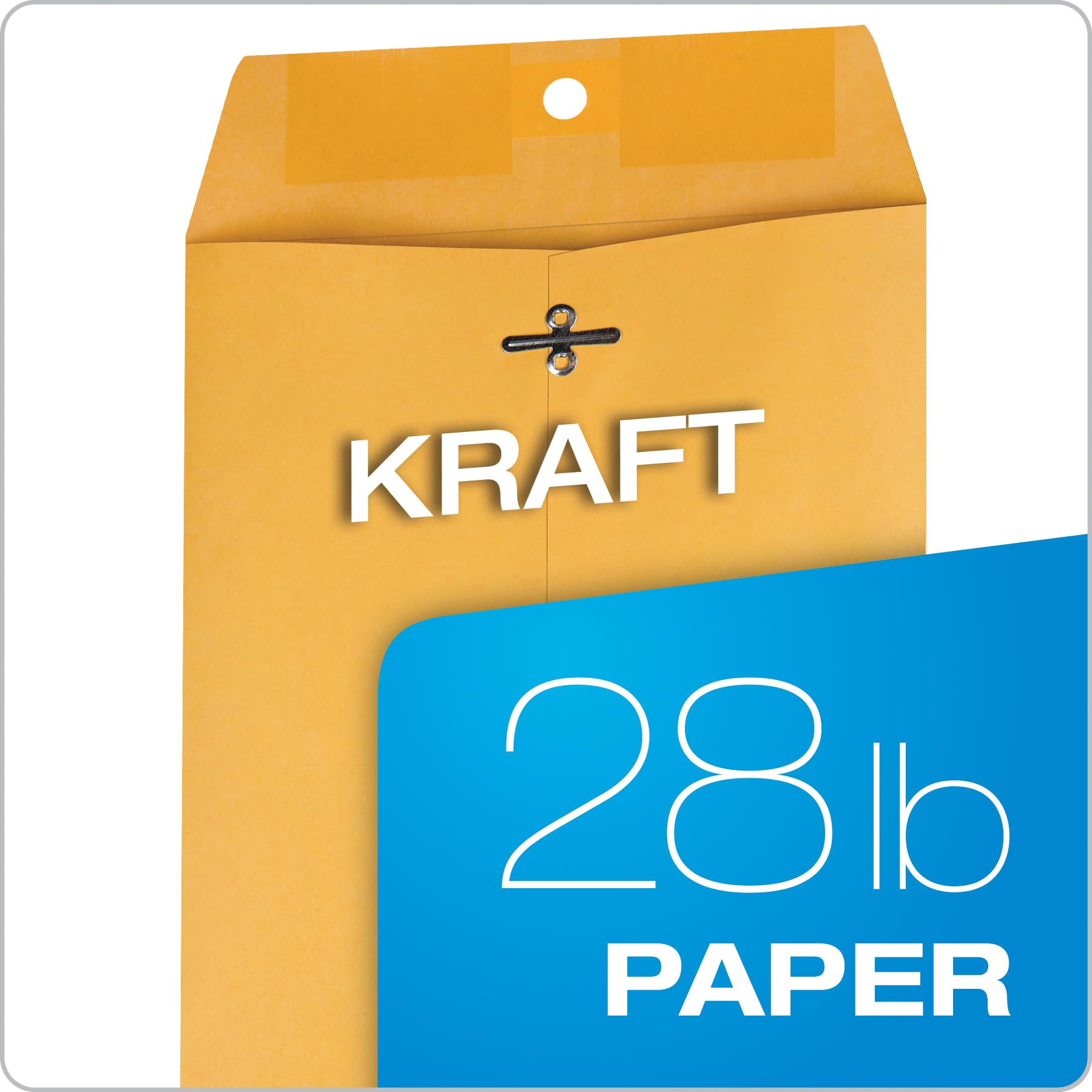 Quality Park 6 x 9 Clasp Envelopes, Clasp and Gummed Closures for Storing or Mailing, 28 lb Kraft Paper, Bulk Dispenser Box, 500/Carton (QUA37555)