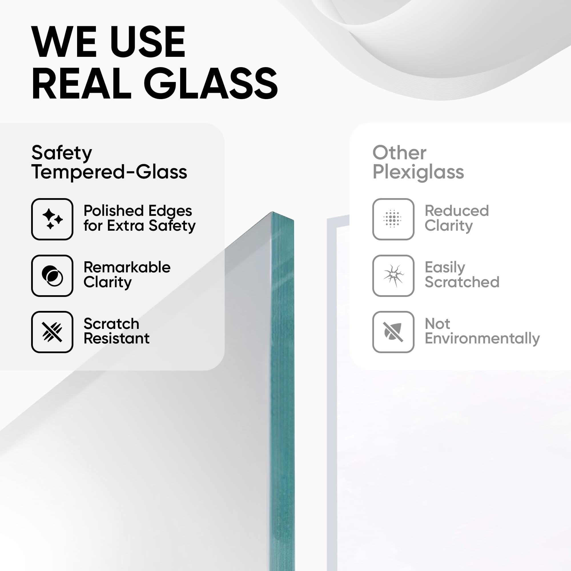 Homeforia - 12x16 inch Metal Picture Frame - 12 x 16 Aluminum Photo Frames - 12x9 Mat - Tempered Glass - Wall Hook Included - Set of 1 - Rose Gold