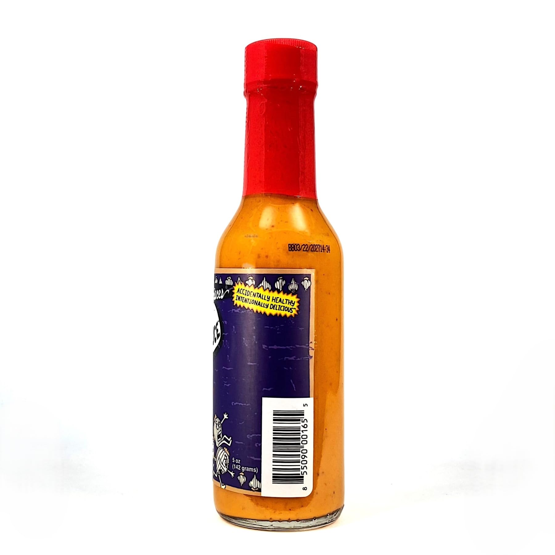 Torchbearer Sauces Garlic Reaper Sauce, 5oz Garlic & Carolina Reaper Hot Sauce, Heat Level 9 - Featured on Hot Ones - All Natural, Extract-Free, Made in USA