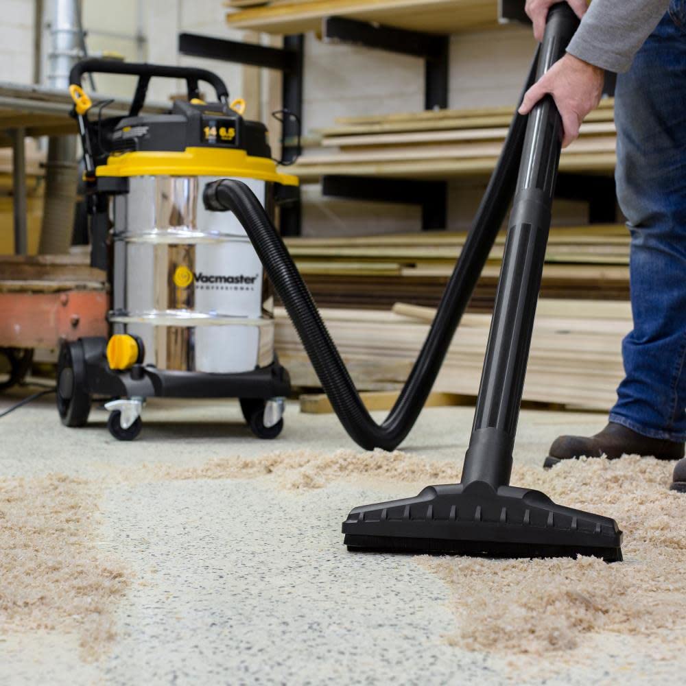 Vacmaster VJE1412SW0201 Beast Professional Series 14 Gal. 6.5 HP Steel Tank Wet/Dry Vac with Cart
