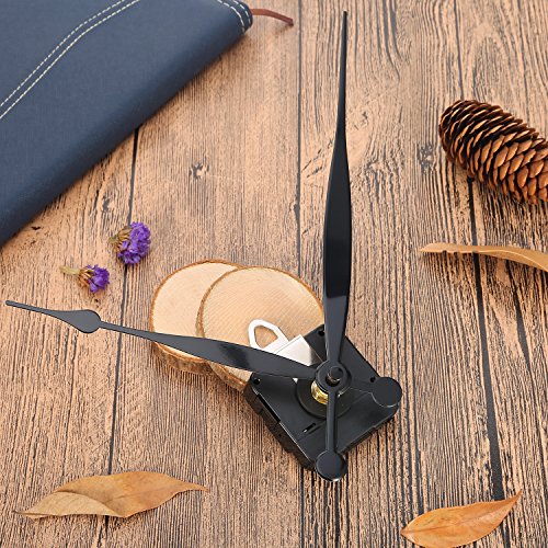 High Torque Quartz Clock Movement Replacement Parts with 208 mm/ 8.2 Inches Long Spade Hands and Hanger(15 mm/ 3/5 Inches)