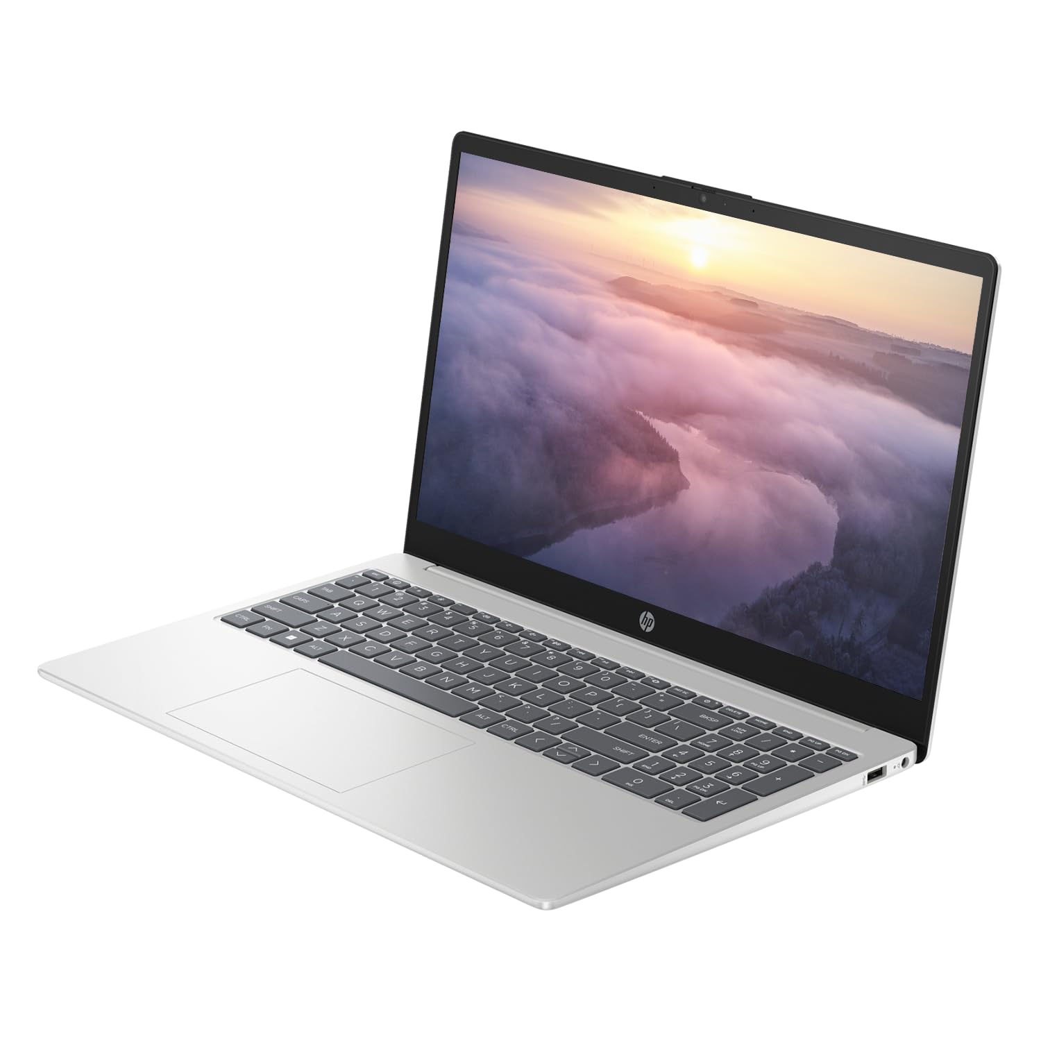 HP 2023 Laptop, 15.6" HD Touchscreen, AMD Ryzen 7 7730U Processor, 32GB RAM, 1TB PCIe SSD, Webcam, Backlit KB, HDMI, Type-C, Wi-Fi 6, Windows 11 Home, Silver