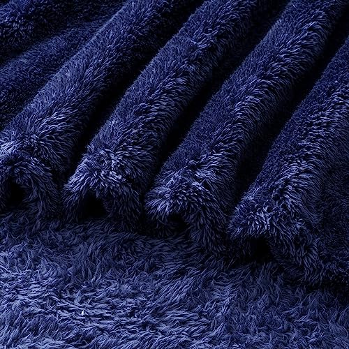 Berkshire Blanket Classic Extra-Fluffy™ Plush Blanket, King Size Bed Blanket, Soft Fuzzy Fluffy Long Hair Blanket for Couch Sofa Bed, Peanut, 90x108 Inches