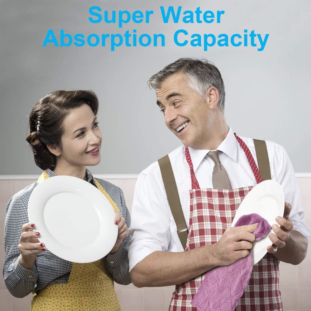 Small Reusable Cleaning Cloths, 6 x 10 inch, Super Absorbent Multipurpose Dish Cloths, for Furniture Rags, Kitchen Cloths, Tableware Quick-Drying Towels,Kitchen Towels Dish Towels, (11PCS)