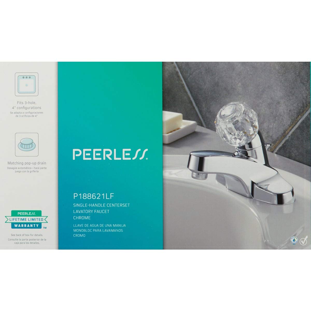 Peerless Delta Faucet Peerless P188621LF Choice Single Handle Bathroom , Chrome