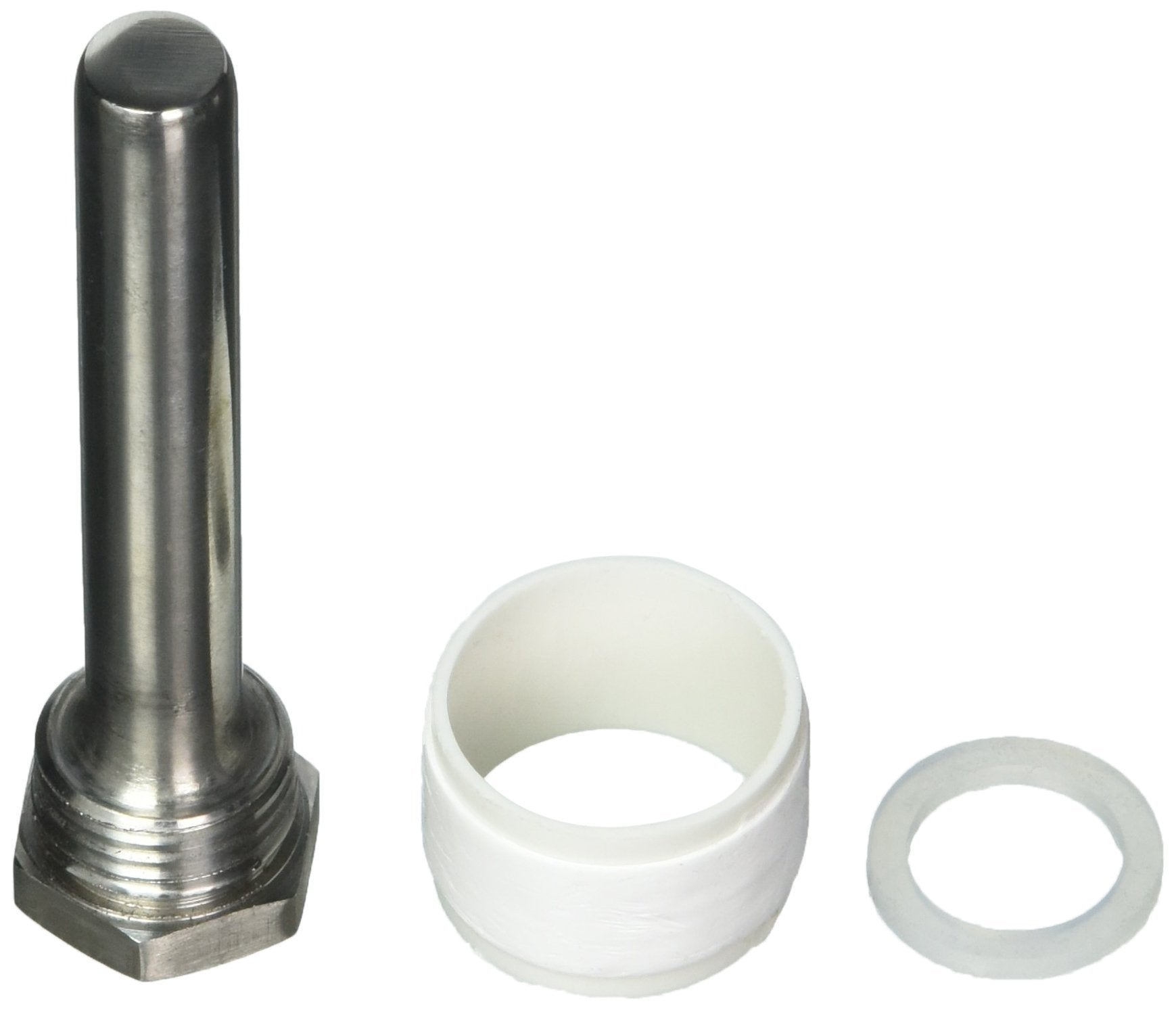 FastFerment Stainless Steel Thermowell 1/2" NPT Threads - Compatible w/ Fast Ferment Thermometer Stainless Steel Thermometer. FasterFerment Accessories (Thermowell 1/2" Stainless Steel)