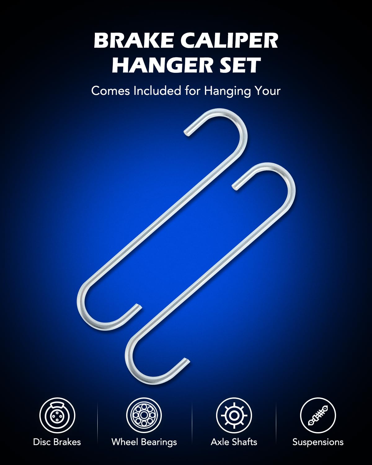 Orion Motor Tech Heavy Duty Brake Pad Spreader, Disc Brake Pad Tool Brake Piston Compressor Tool, Universal Brake Piston Tool with Solid Steel Swivel Joint for Car Light Truck with Caliper Hangers