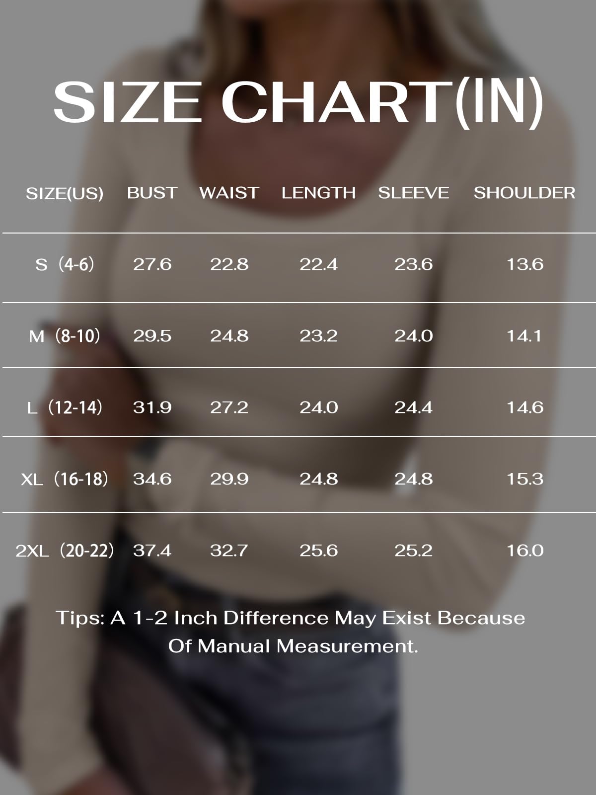 REORIA Womens Long Sleeve Tops Ribbed Knit Scoop Neck Slim Fitted Casual Basic Tee Shirts for Women Fashion Trendy 2025(Beige Small)