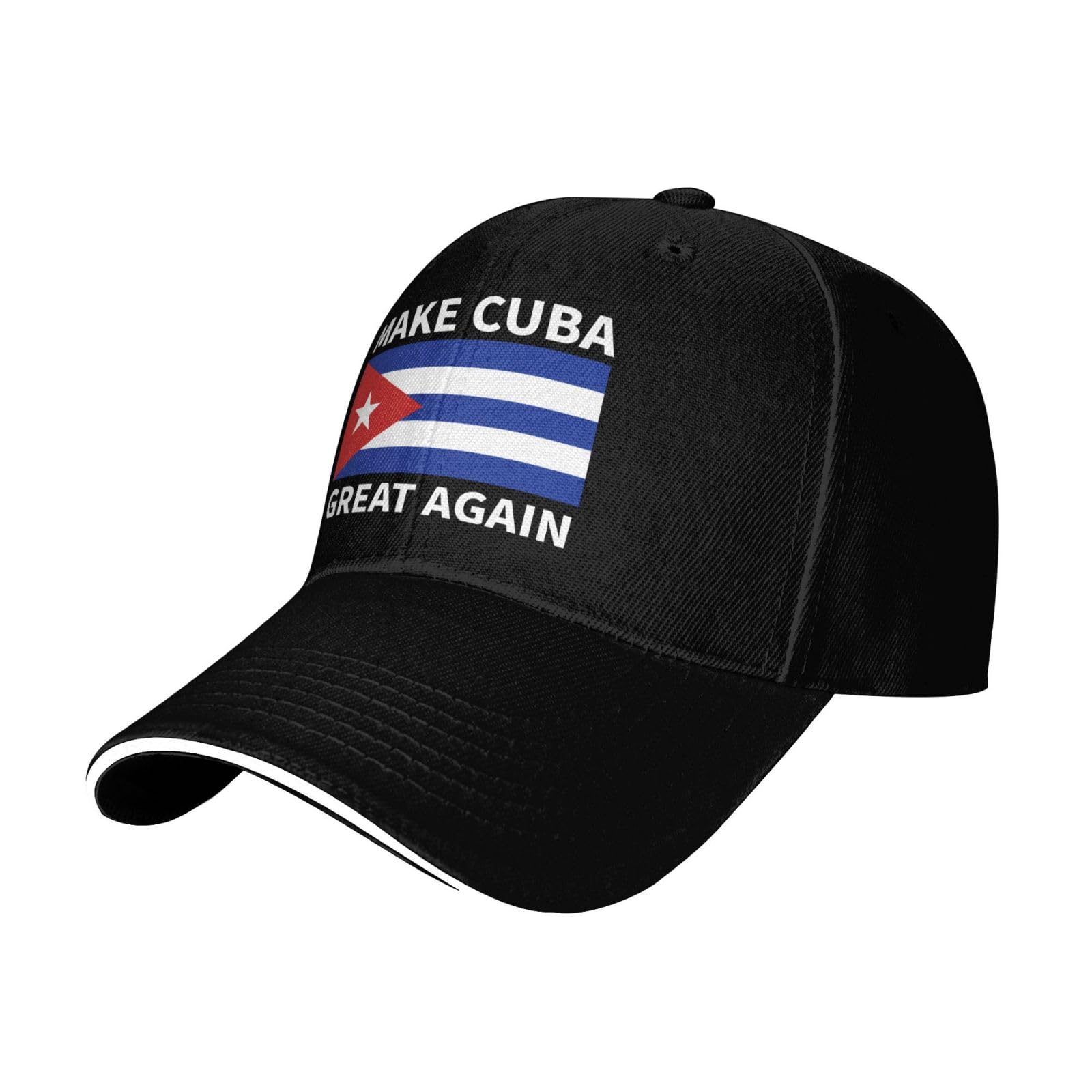 qwumub Make Cuba Great Again Supporter Baseball Cap Red