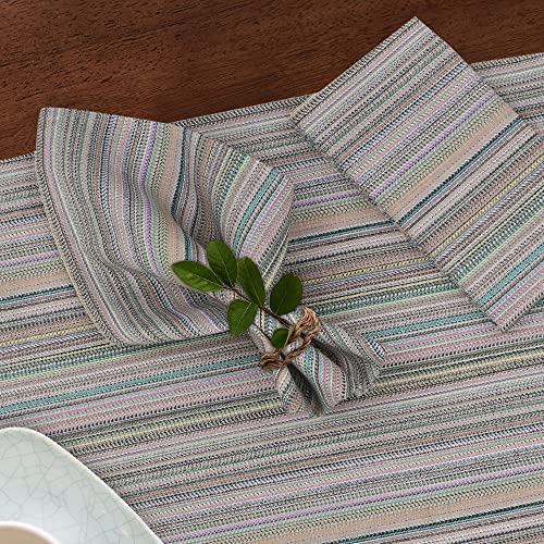 RUVANTI Cloth Napkins Set of 6 Cotton 100%, 18x18 Inches Napkins Cloth Washable, Soft, Absorbent. Cotton Napkins for Parties, Christmas, Thanksgiving, Weddings, Dinner Napkins Cloth - Multi Flower