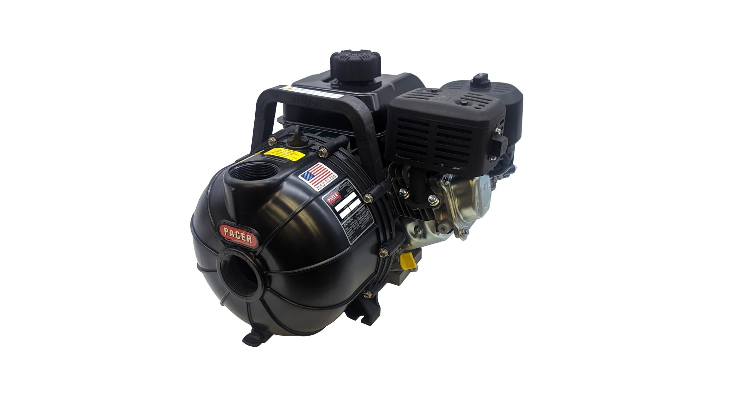 Pacer Pumps SE2PL E550, Self-Priming Multi-Purpose Water Transfer Pump with 2 Inch Inlet and Outlet, 127 CC Engine, 150 GPM