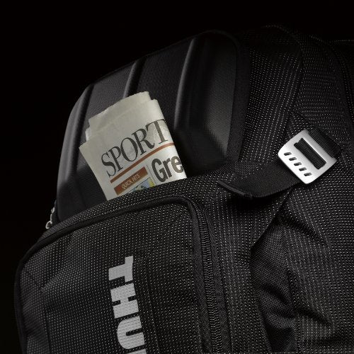 Thule Crossover 32L Backpack - 15inch MacBook Pro / 15.6inch PC/Tablet compatible - Crush proof sunglass/tech pocket - Travel backpack - Carry on sized backpack,Black