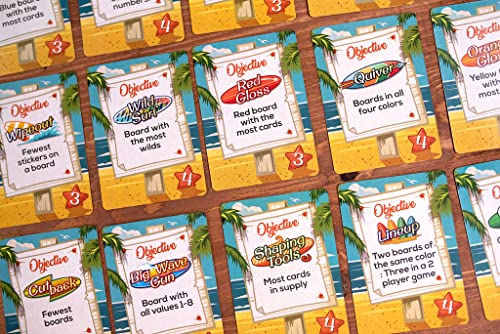 Longboard, Build Surfboards on The Beach in This Card Game for 2 to 4 Players by Reiner Knizia - 25th Century Games