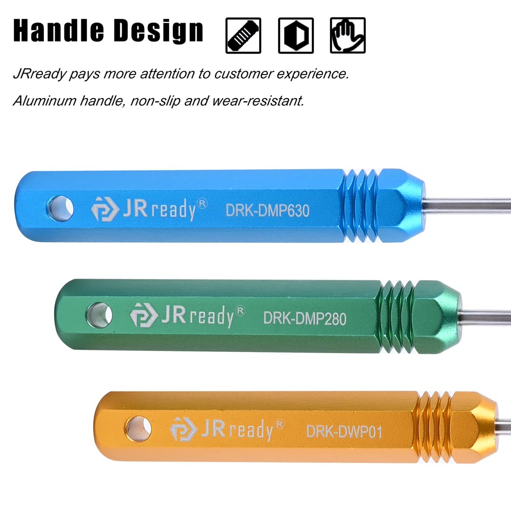 JRready ST5211 Pin Removal Tool KIT for Weather Pack Metri Pack series connector harness terminals and connector crimp pin etc electrical connector, Tool KIT include DRK 785084 Amp 1.5mm Removal Tool