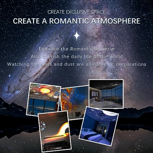 SFOUR Star Projector,Galaxy Night Light,Astronaut Starry Nebula Ceiling LED Lamp with Timer and Remote, Gift for Kids Adults for Bedroom, Birthdays,Christmas, Valentine's Day.(White)