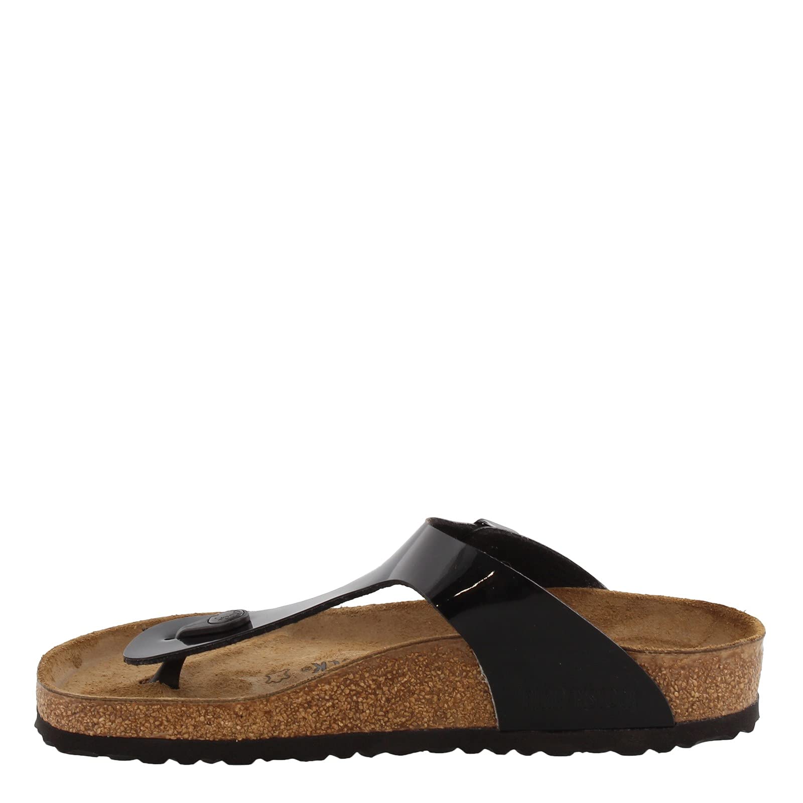 Birkenstock Women's GIzeh Thong Sandal, Black Patent, 39 M EU/8-8.5 B(M) US