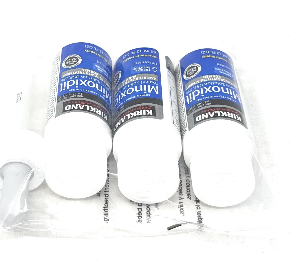 3 MONTHS Kirkland Extra Strength Minoxidil Topical Solution USP 5% Hair Regrowth