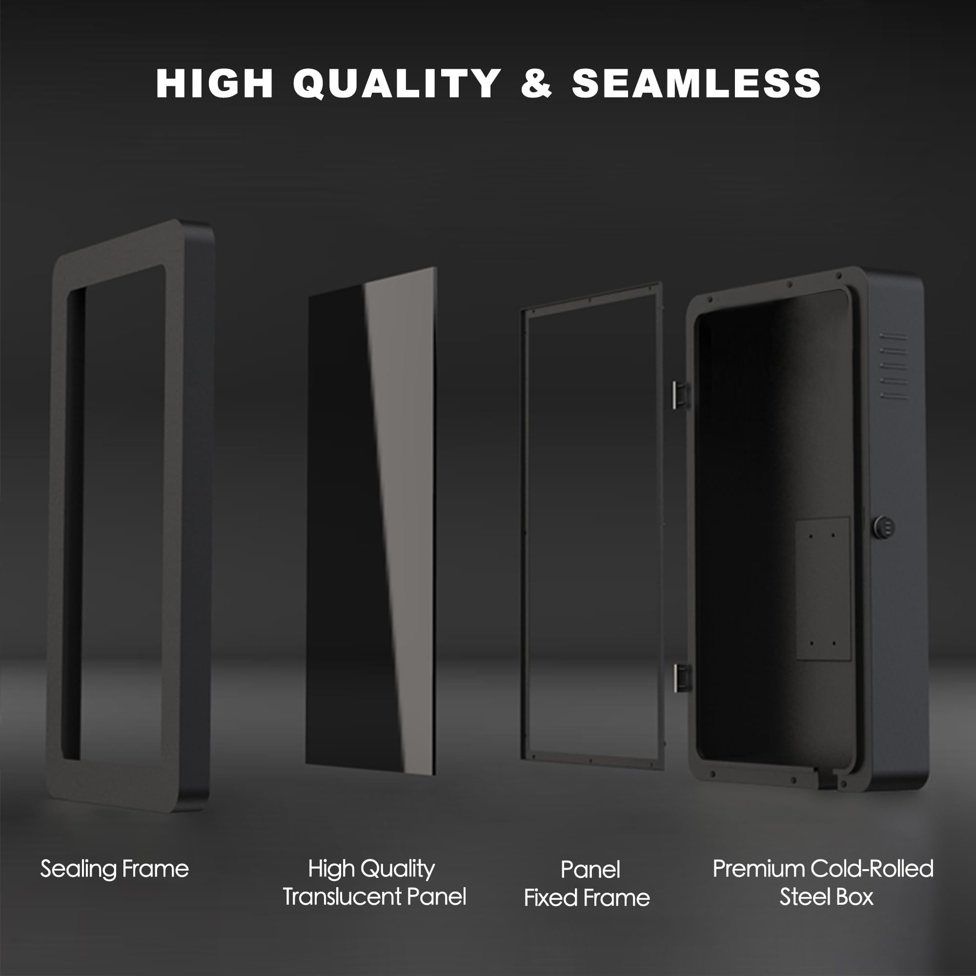 Vugosson Charger Station Box for Tesla Gen 3 Wall Connector, Waterproof Dustproof Charger Lock Box for Outdoor/Indoor Wall Charger, Charging Cable Organizer Charger Holder Case Accessories for Tesla