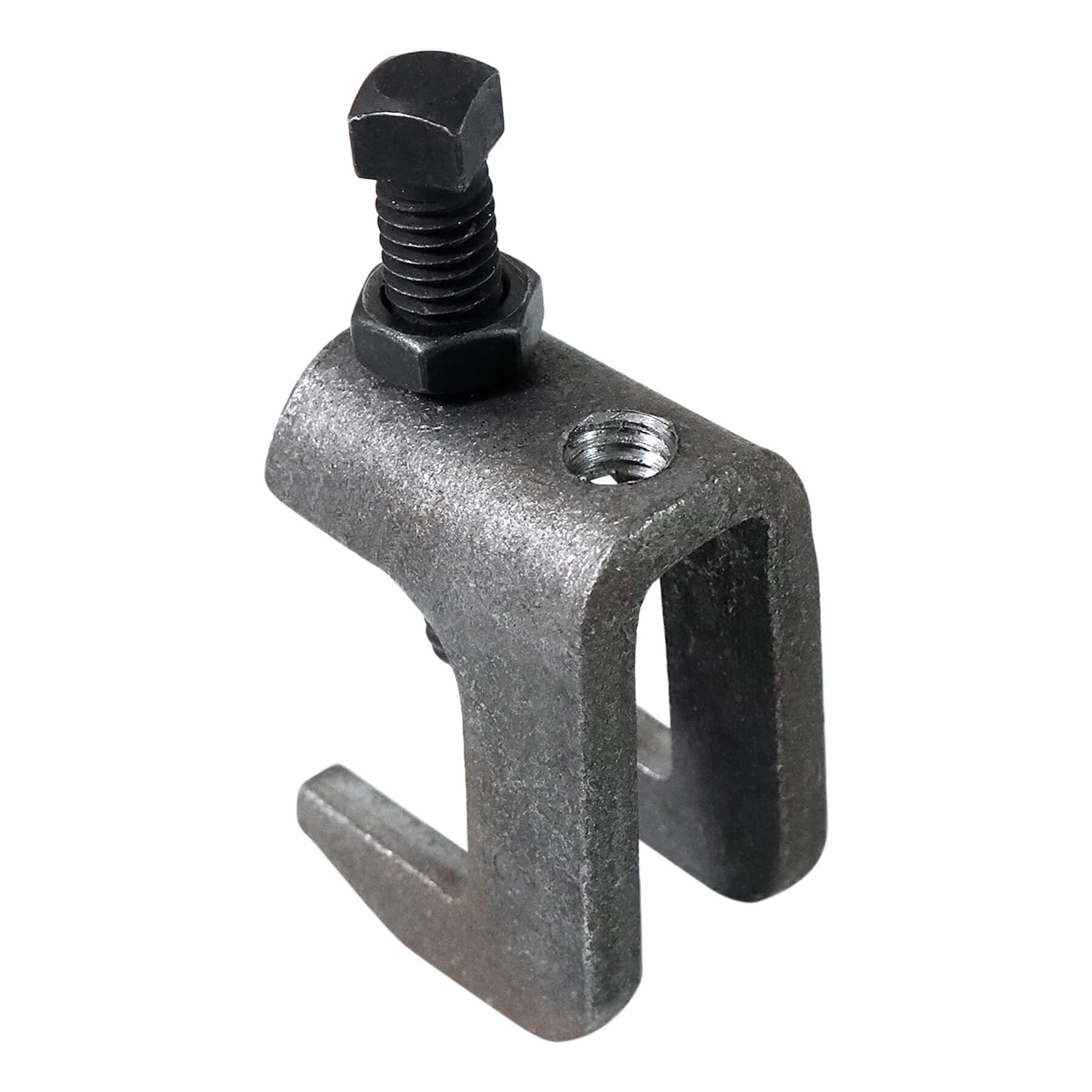 NIDAYE 3/8"-16 Pressed Steel Reversible C-Type Beam Clamp, Structural Attachment to Top Flange of Metal Beams, Channel, or Angle Iron, Max jaw opening: 3/4", Max Load 610lbs