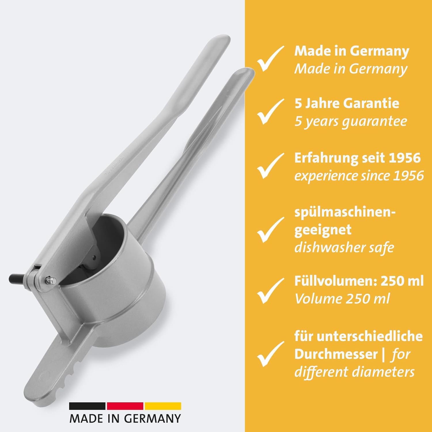 Spaetzle Classic Round Noodle Maker by Westmark