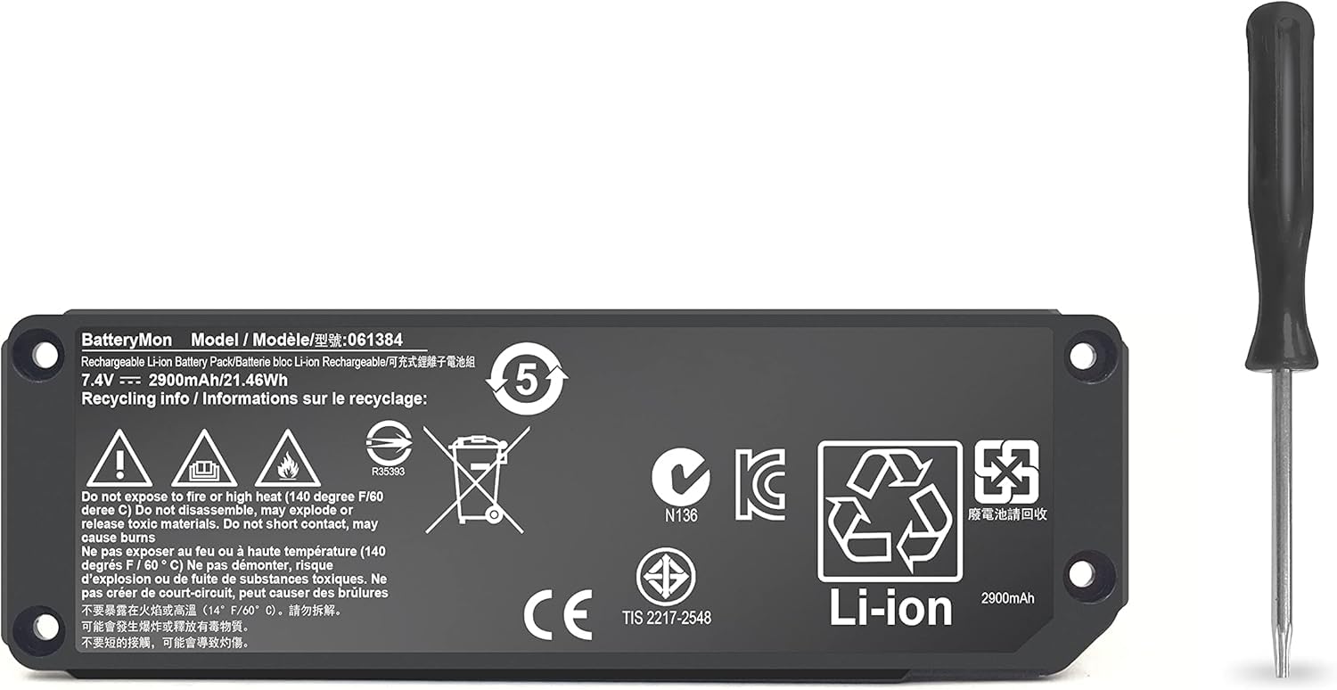 061384 061385 061386 063287 Battery Only Compatible with Bose Mini 1 Speaker, 21.46Wh Speaker Battery with No Connection-Cable and No Control-Board